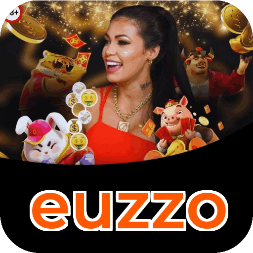 Catálogo slots euzzo mostrando top jogos Gates Olympus Sweet Bonanza Fortune Tiger Big Bass volatilidade RTP